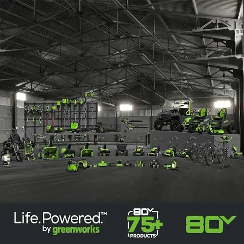 Greenworks 80V Cordless Brushless 21-Inch Lawn Mower – Zero Emissions, High Torque Performance