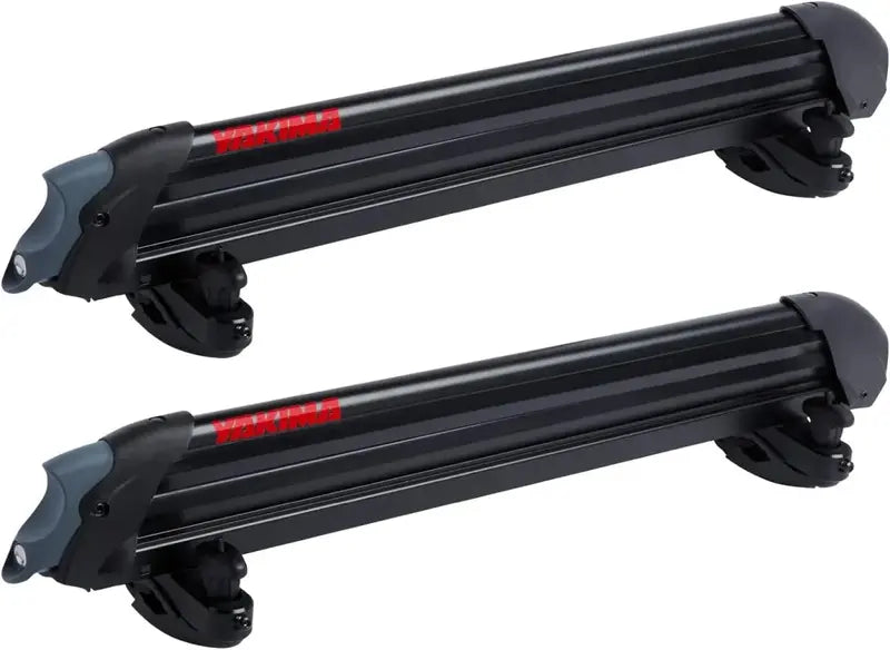 Yakima PowderHound 6-Pair Ski and Snowboard Carrier – Quiet Mount, Black Finish