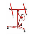 Troy Professional Drywall Lift Hoist, Steel, 11ft Reach, Single Operator